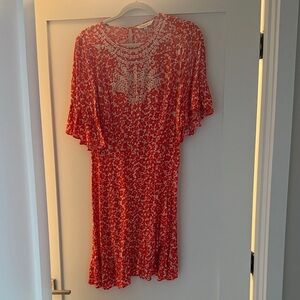 Ranna Gill Floral Red Women's Dress